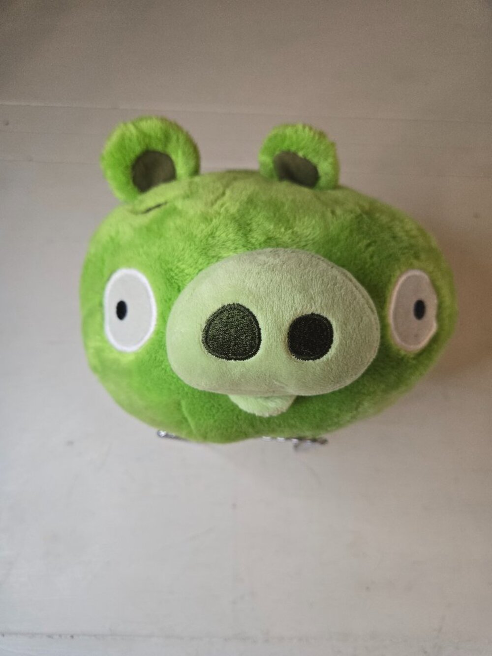 Angry Birds Green Pig 2010 Commonwealth Toys & Novelty Plush  5 inch preowned